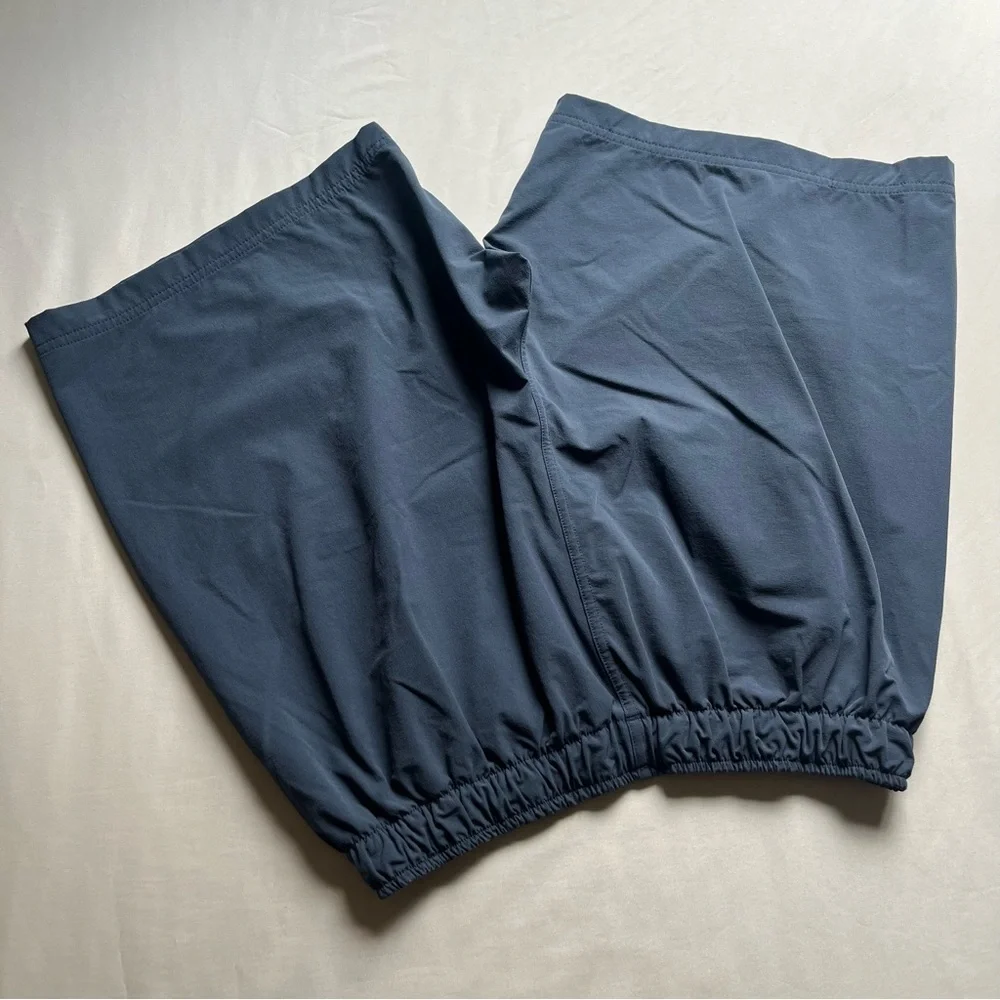 OLIVERS blue‎ mens nylon spandex blend athletic high rise shorts